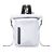 Mochila enrollable impermeable ripstop 30l Zorium - Blanco