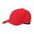 Gorra de microfibra plegable Carbum - Rojo