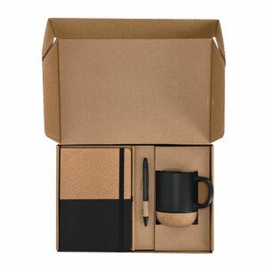 Set de bloc de notas bolígrafo y taza Forar