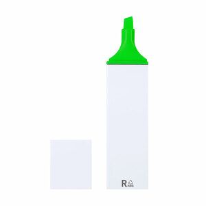 Marcador fluorescente de abs reciclado Wulf