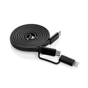 Cable magnético Arc 60W ultrafino 2 en 1 reciclado RCS