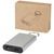 Batería externa de aluminio reciclado ARCTURUS - Plata