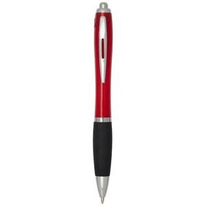 Bolígrafo rABS rojo de tinta negra NASH