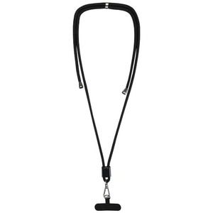 Lanyard ajustable reciclado para smartphone Vega