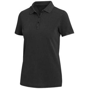 Polo de algodón lavado Calgary para mujer