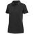Polo de algodón lavado Calgary para mujer - Negro