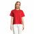 Camiseta para mujer de algodón orgánico LEGEND WOMEN SOL'S - Rojo Intenso