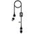 Cable de carga de 60 W y logotipo retroiluminado SCX.design - Negro