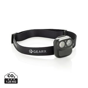 Linterna frontal con sensor de movimiento GEAR X