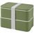 Fiambrera de doble capa de 700+700 ml Miyo pop - Verde Vigore