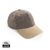 Gorra algodón bicolor con 6 paneles BEAU AWARE™ - Marrón