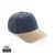 Gorra algodón bicolor con 6 paneles BEAU AWARE™ - Azul Marino
