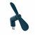 Ventilador USB portátil promocional Phan - Azul Marino
