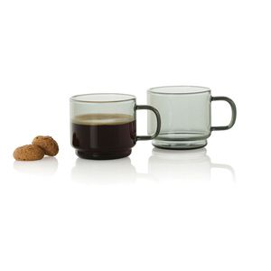 Tazas de espresso de vidrio ADHOC Impact