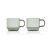Tazas de espresso de vidrio ADHOC Impact