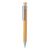 Bolígrafo de bambú con clip de trigo - Azul