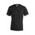 Camiseta manga corta algodón 130 g/m2 Keya Color - Negro