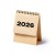 Calendario sobremesa personalizable Lasow - Natural