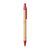 Bolígrafo bambú Roak - Rojo
