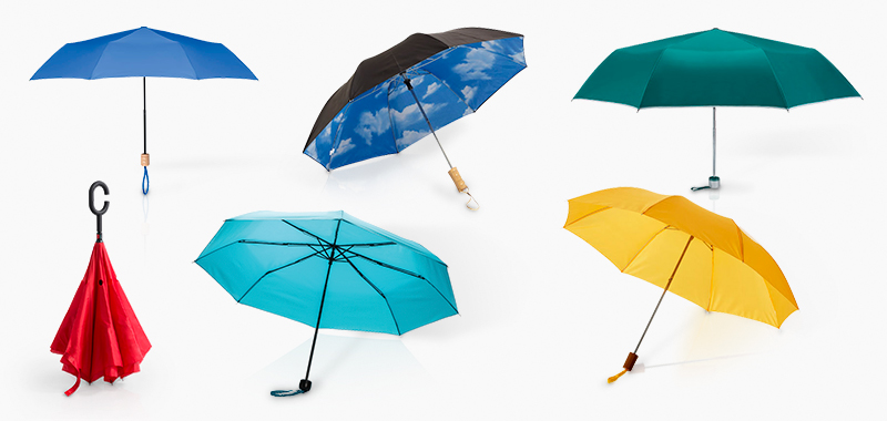 Paraguas plegables
